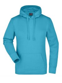 Hoodie Damen Hellblau